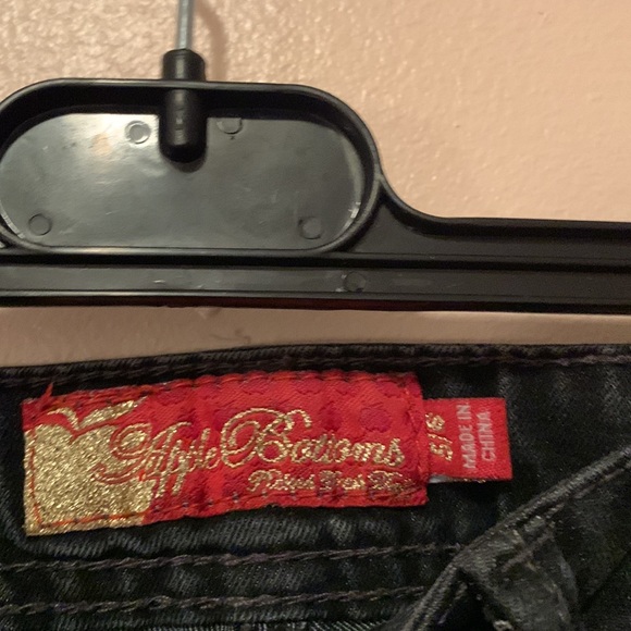 Apple bottoms dark three quarter jeans size US 6 - Picture 3 of 4